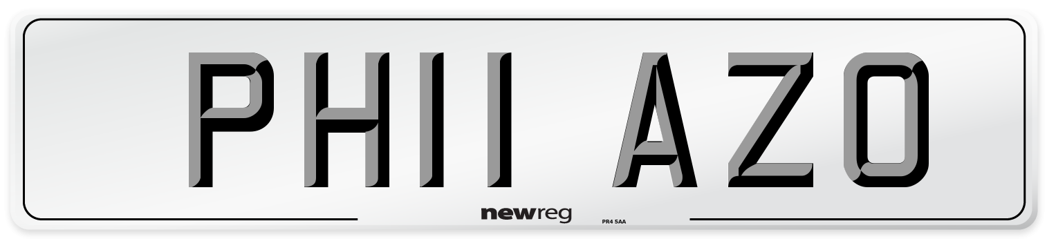 PH11 AZO Number Plate from New Reg